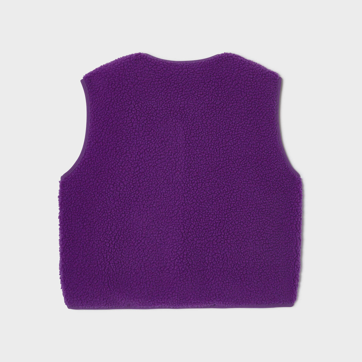 Damen Sherpa-Weste recyceltes Polyester Violett – BILLYBELT