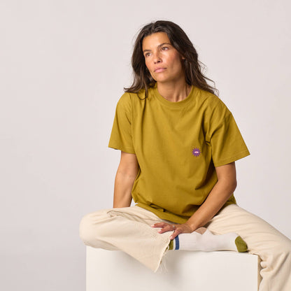 Damen T-Shirt Bio-Baumwolle Grün Größe S – BILLYBELT
