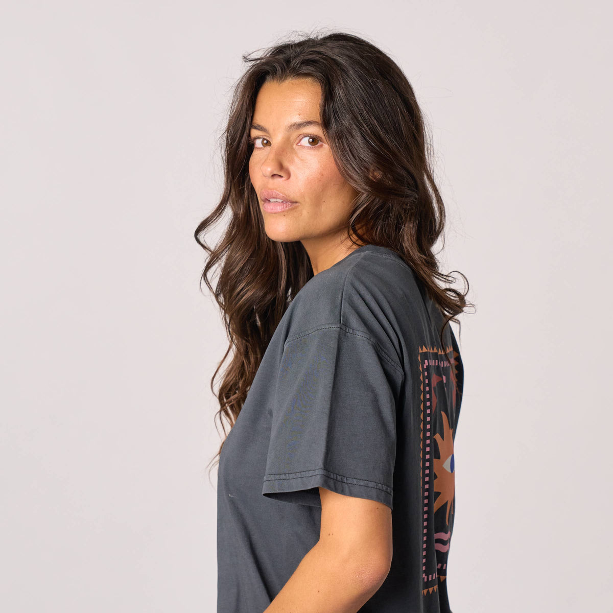 Damen T-Shirt Bio-Baumwolle Schwarz Größe L – BILLYBELT