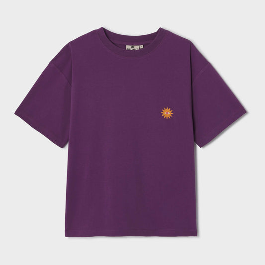 Damen T-Shirt Bio-Baumwolle Violett Größe S – BILLYBELT