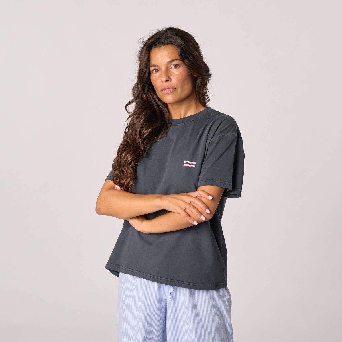 Damen T-Shirt Bio-Baumwolle Schwarz Größe L – BILLYBELT