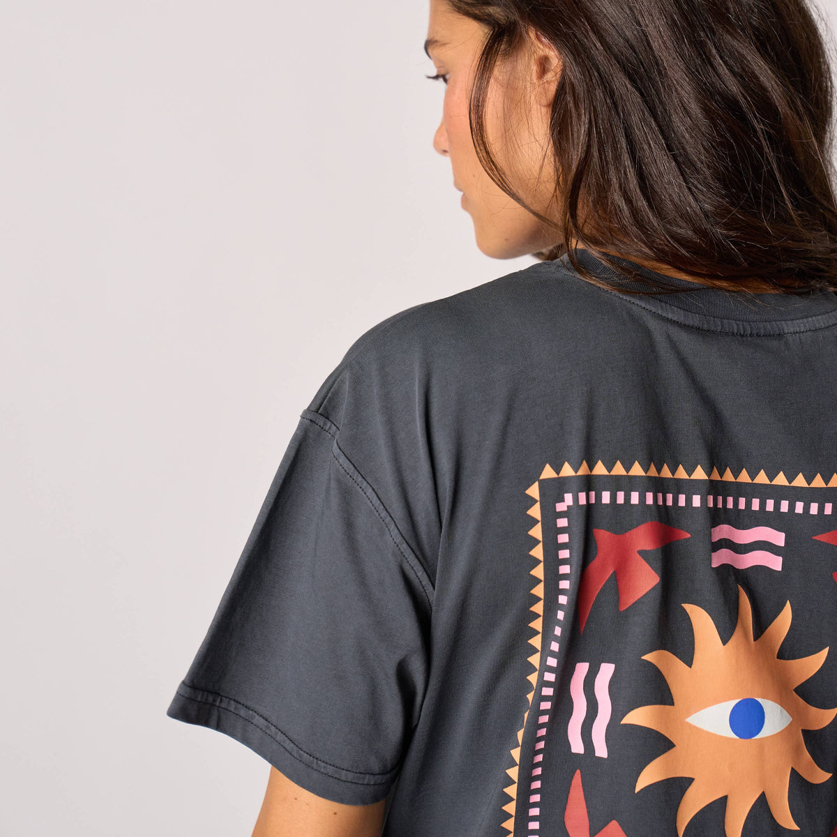 Damen T-Shirt Bio-Baumwolle Schwarz Größe L – BILLYBELT