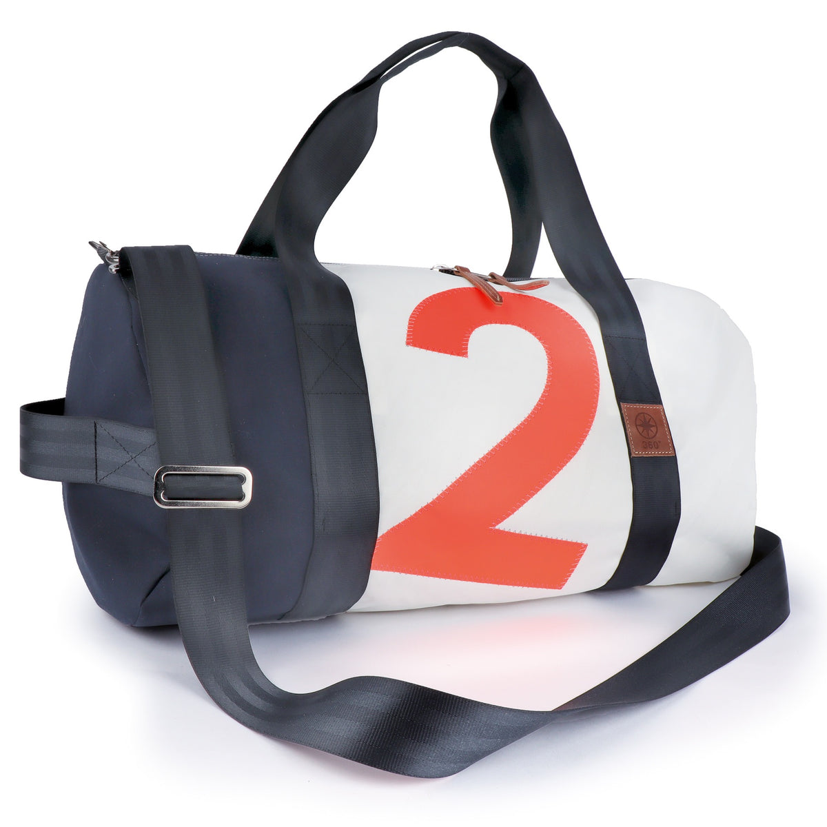 Duffle Bag "Pirat" navy/orange