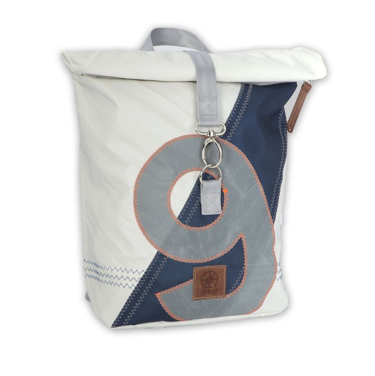 Wickeltop Rucksack "Möwe" mit Segelnummer