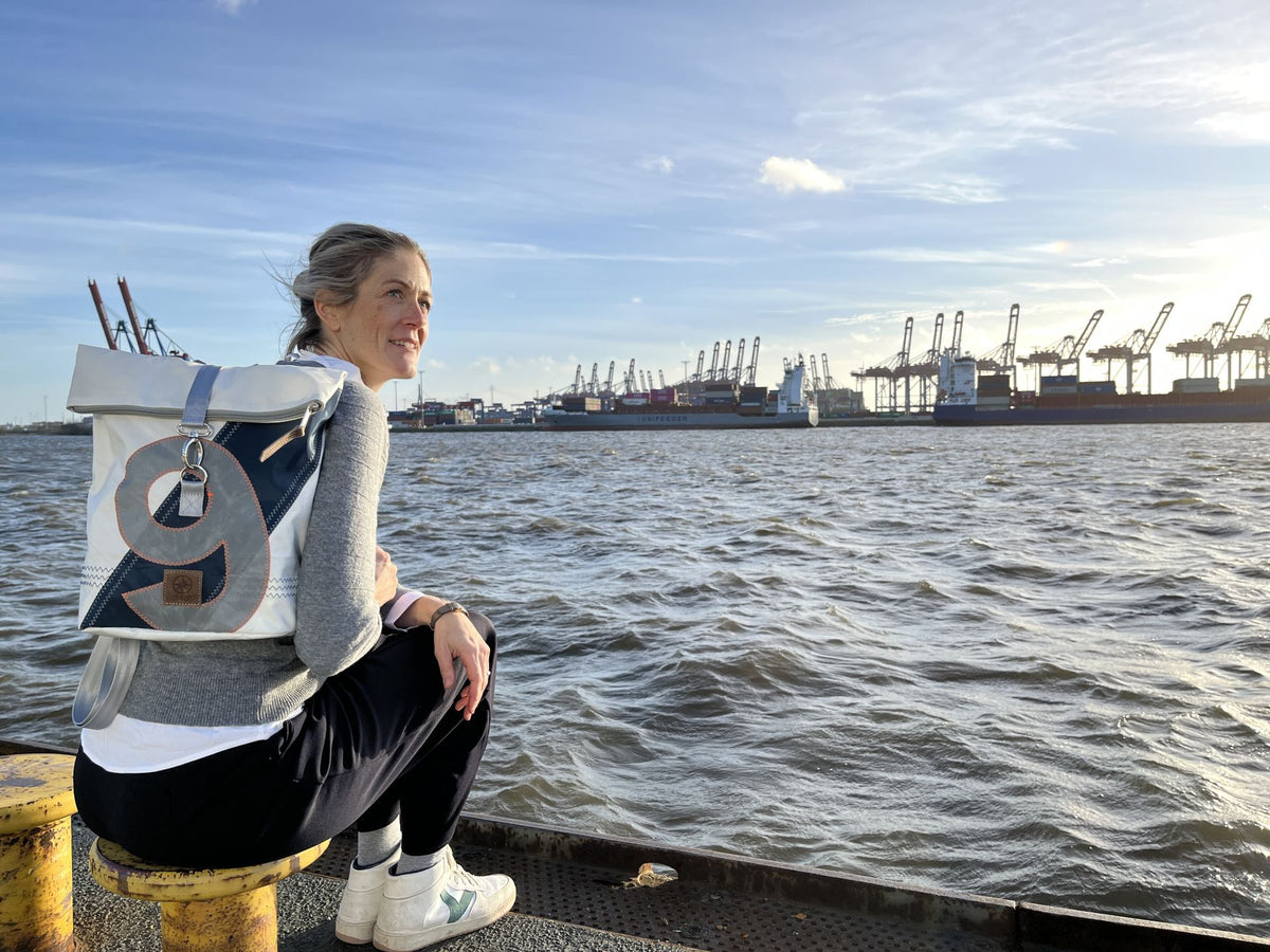 Wickeltop Rucksack "Möwe"
