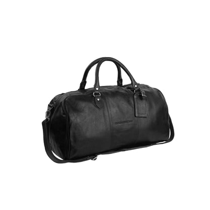 Leder Reisetasche Schwarz William von The Chesterfield Brand - Ansicht von vorne