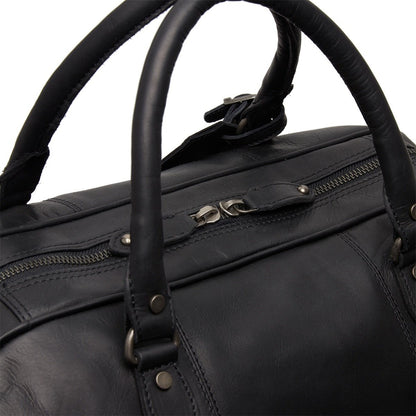 Leder Reisetasche Schwarz Liam