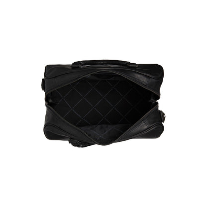 Leder Reisetasche Schwarz Liam