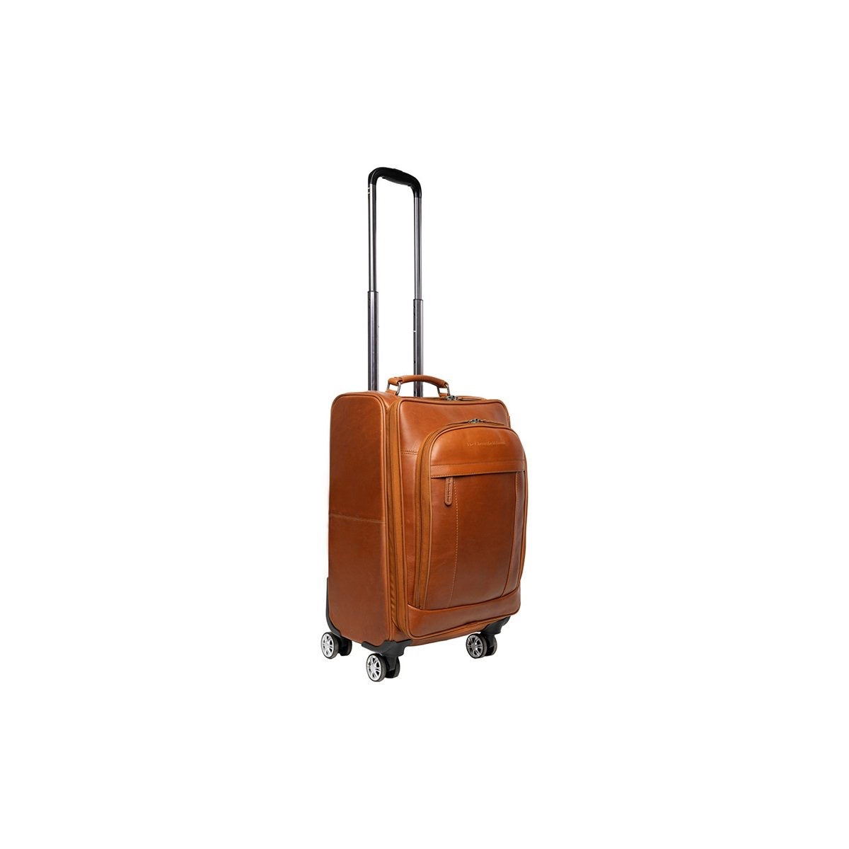 Leder Trolley Koffer Cognac Key Largo