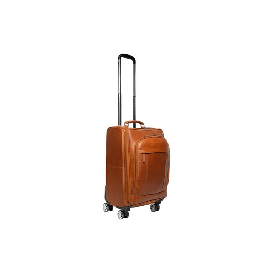 Leder Trolley Koffer Cognac Key Largo