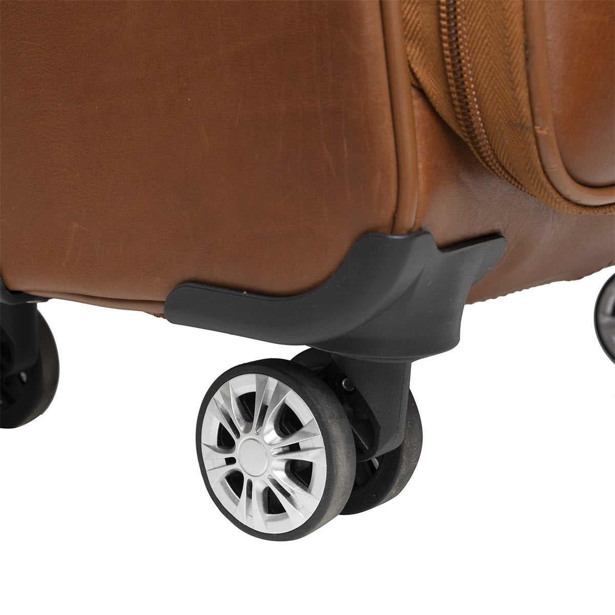 Leder Trolley Koffer Cognac Key Largo