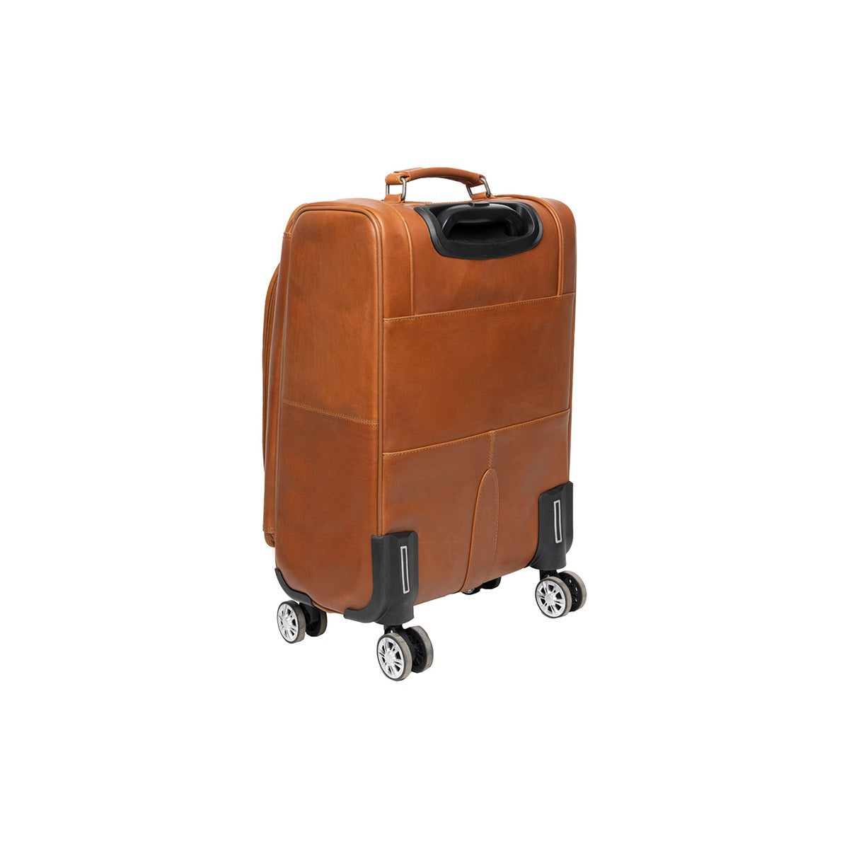Leder Trolley Koffer Cognac Key Largo