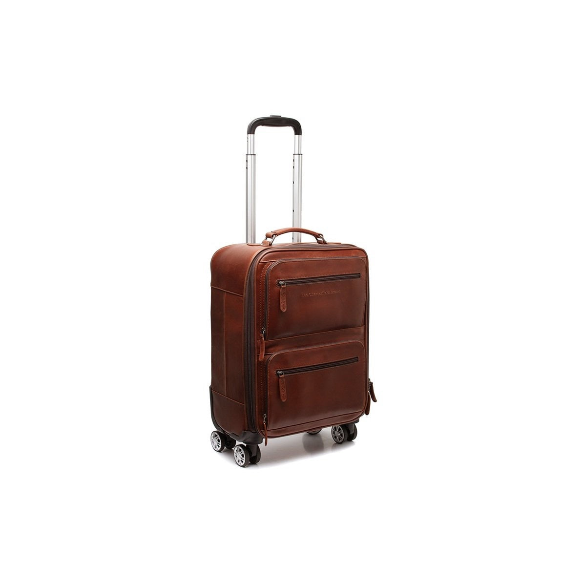 Leder Trolley Koffer Cognac San Marino - Frontalansicht I The Chesterfield Brand