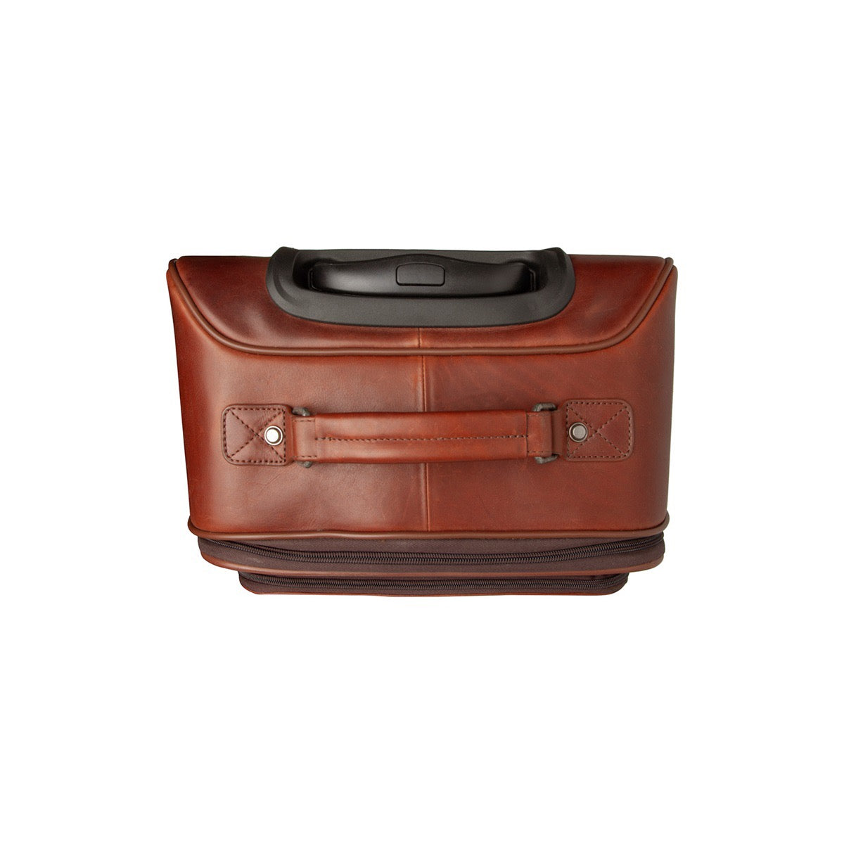 Leder Trolley Koffer Cognac San Marino - Frontalansicht I The Chesterfield Brand