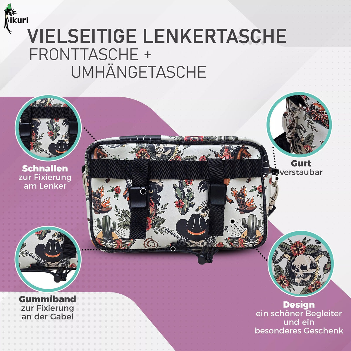 Lenkertasche Cowgirl