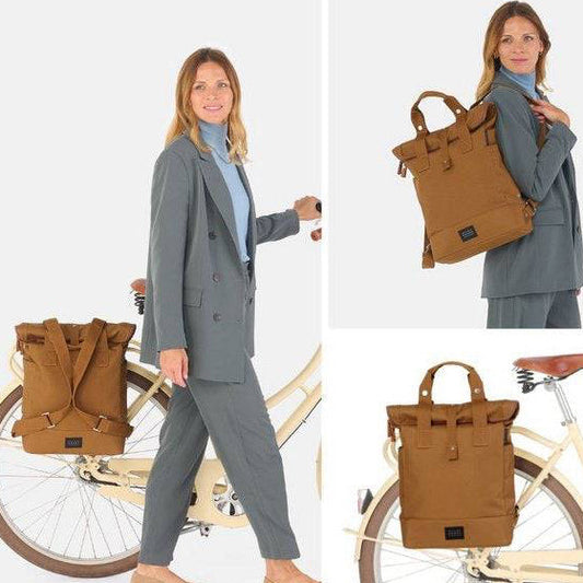 Weathergoods Sweden CITY BIKEPACK TOFFEE - HOLE-X