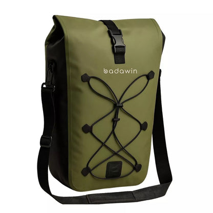 Hind 2-in-1-Gepäckträger-Fahrradtasche Grün 25/30L