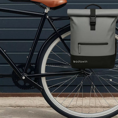 Anna 2-in-1-27L Grauer Fahrradrucksack