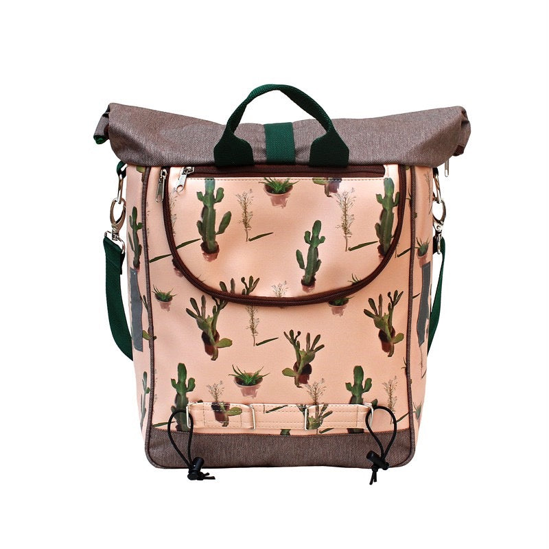 IKURI Fahrradtasche Cactus – einseitig, wasserdicht, 13–21 l, Klickfix, handgefertigt