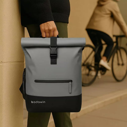 Anna 2-in-1-27L Grauer Fahrradrucksack