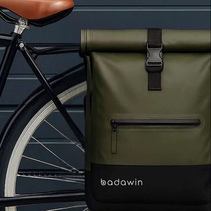 Anna 2-in-1-27L Grüner Fahrradrucksack von Badawin