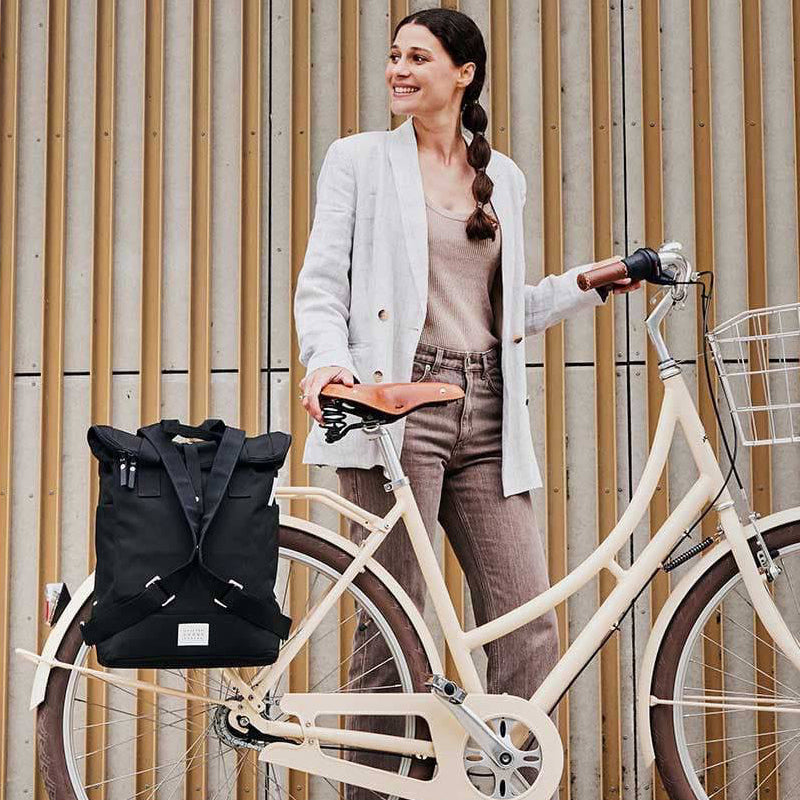 Weathergoods Sweden CITY BIKEPACK SCHWARZ - HOLE-X