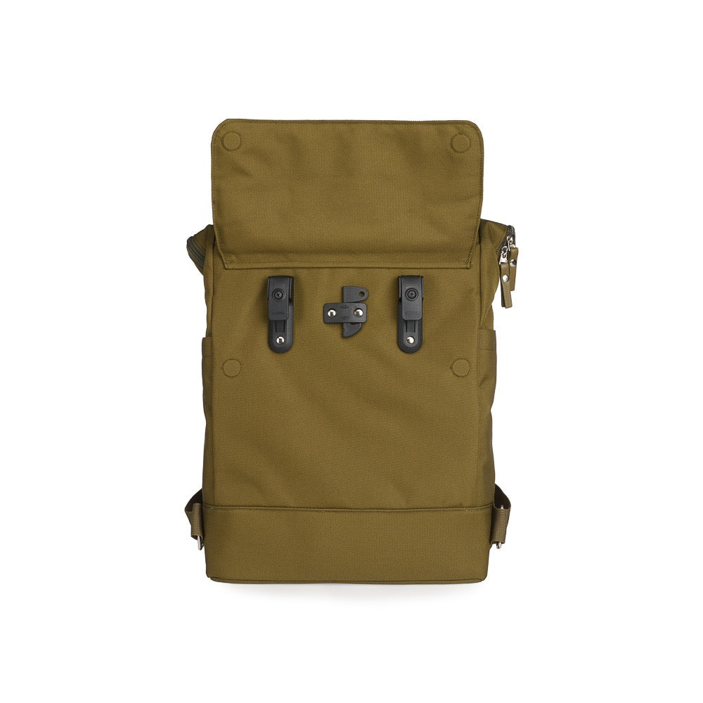Weathergoods Sweden Fahrradtasche Rucksack CITY BIKEPACK XL OLIV - Befestigung Rixen - HOLE-X