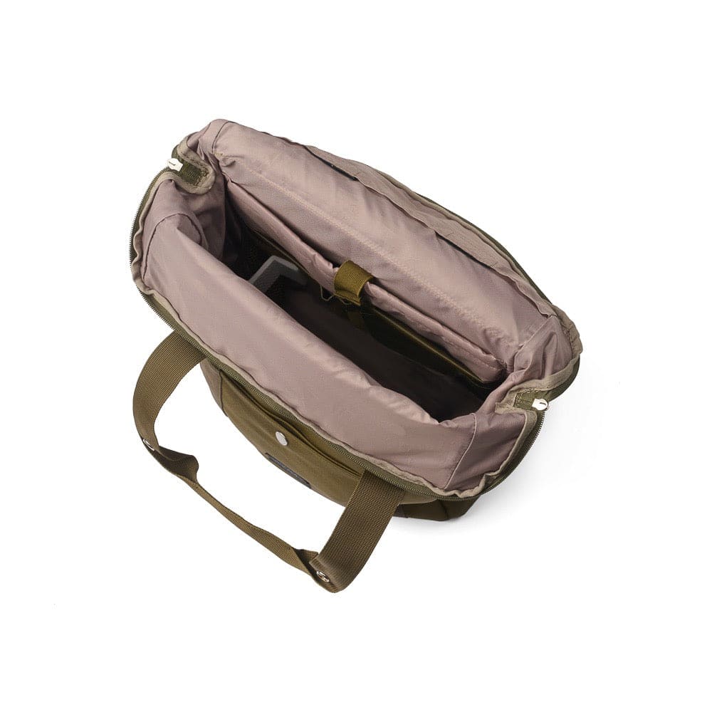 Weathergoods Sweden CITY BIKEPACK OLIV - Innenansicht - HOLE-X