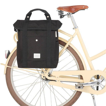 Weathergoods Sweden Fahrradtasche Rucksack CITY BIKEPACK XL SCHWARZ - HOLE-X