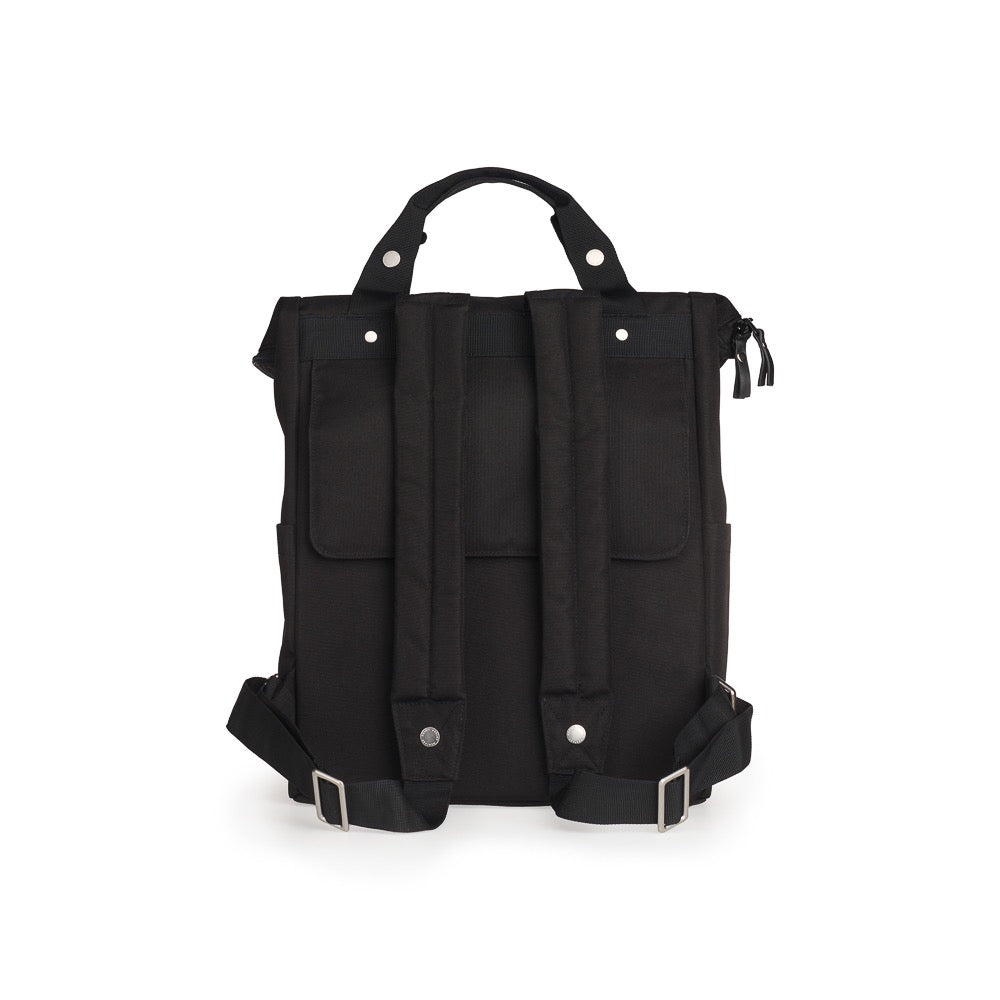 Weathergoods Sweden Fahrradtasche Rucksack CITY BIKEPACK XL SCHWARZ - HOLE-X