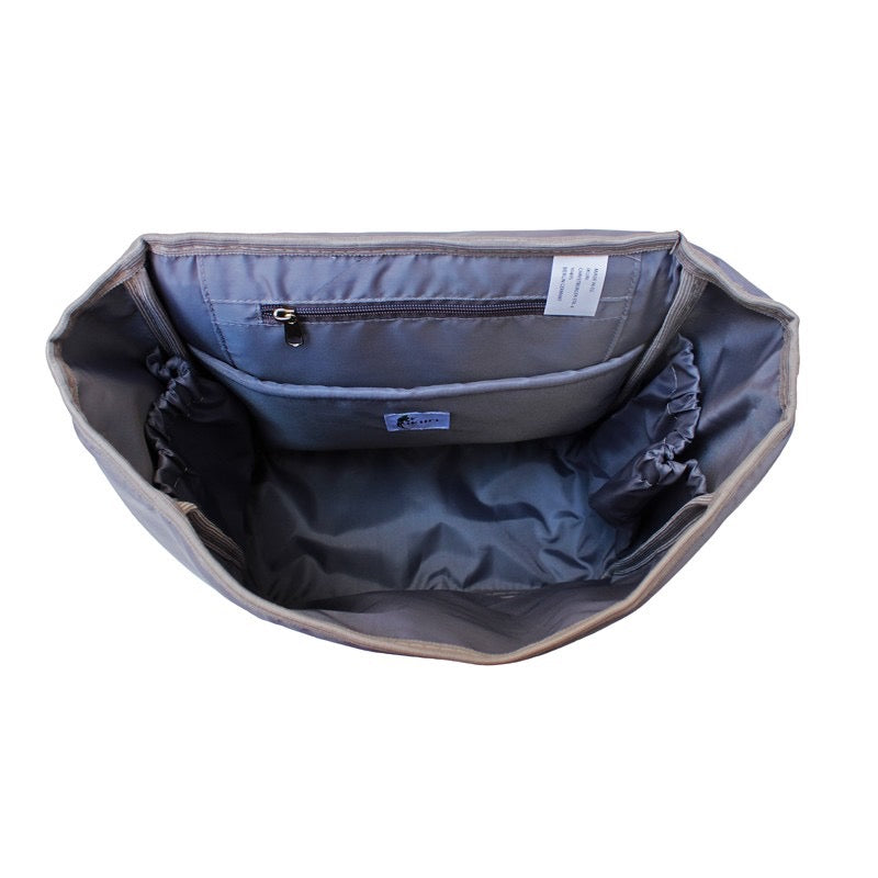 IKURI Kombi Fahrradtasche Rucksack Peras – wasserdicht, 13–21 l, Klickfix, handgefertigt