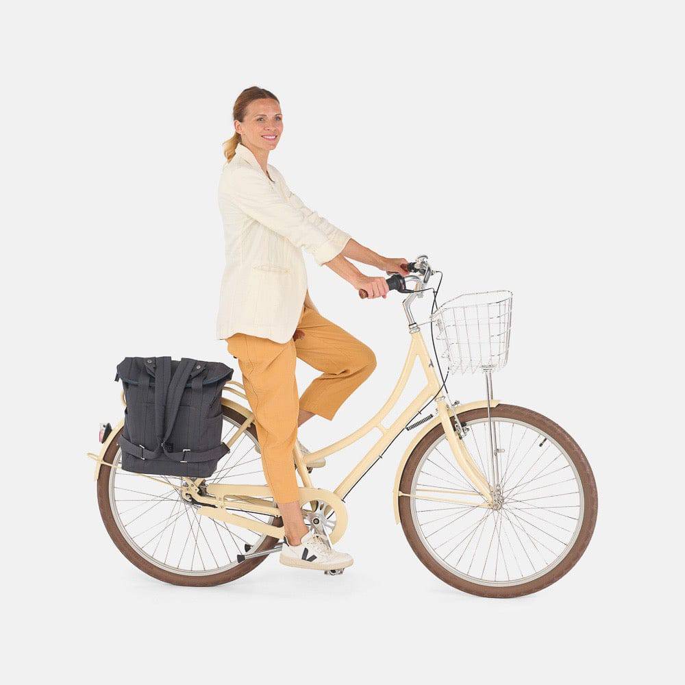 Weathergoods Sweden Fahrradtasche Rucksack CITY BIKEPACK XL BLAU - HOLE-X