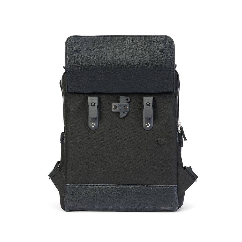 Weathergoods Sweden Fahrradtasche Rucksack Urban BIKE Pack Black mit Befestigungs-Set - HOLE-X