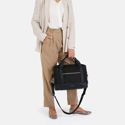 Weathergoods Sweden Fahrradtasche Aktentasche Urban BRIEFCASE Schwarz mit Befestigungs-Set - HOLE-X