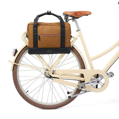 Weathergoods Sweden Fahrradtasche Aktentasche Urban BRIEFCASE Toffee mit Befestigungs-Set - HOLE-X