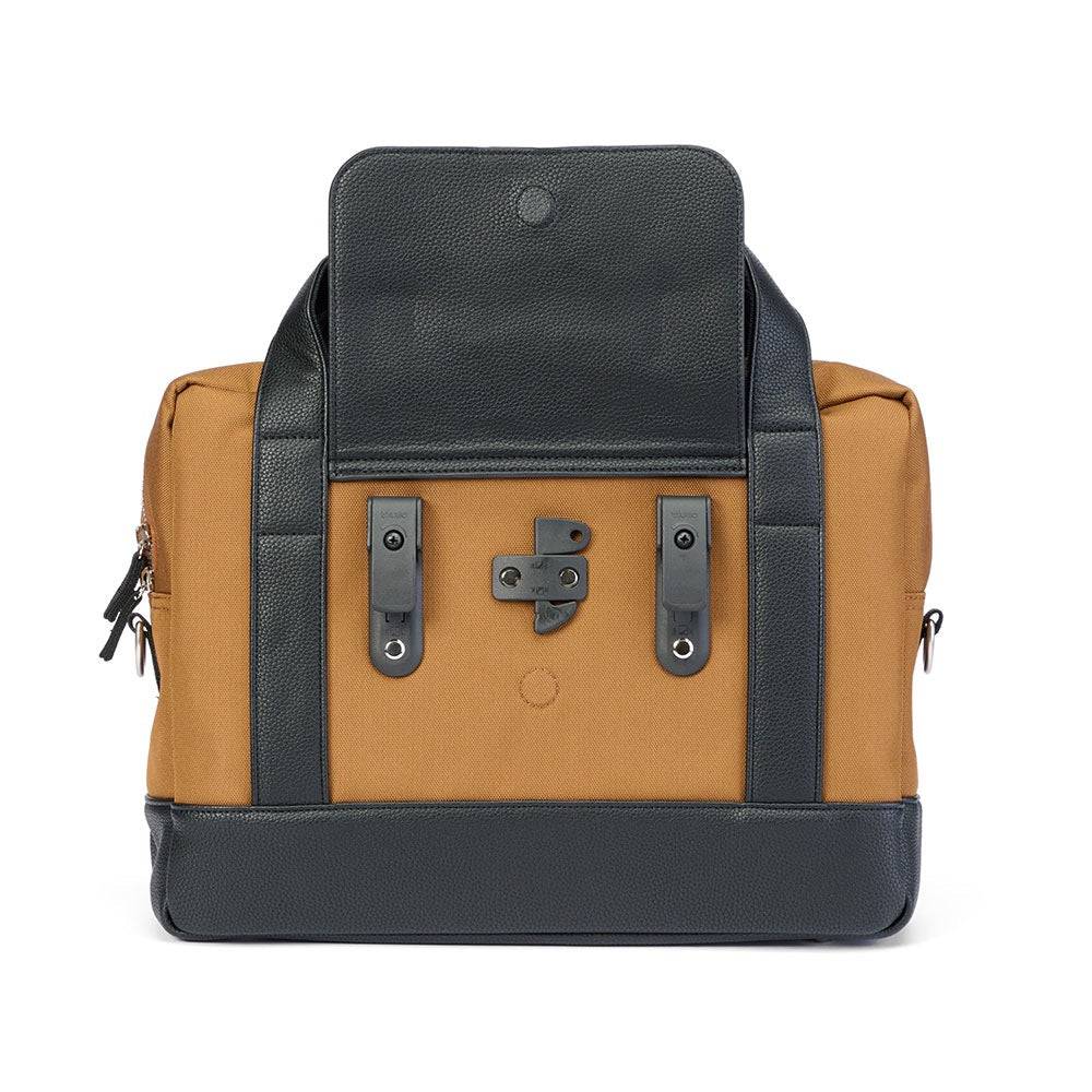 Weathergoods Sweden Fahrradtasche Aktentasche Urban BRIEFCASE Toffee mit Befestigungs-Set - HOLE-X