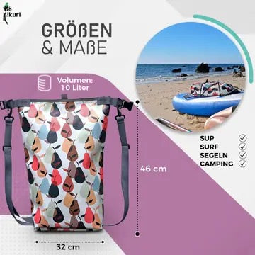Ikuri Drybag SUP Surf Packsack Peras