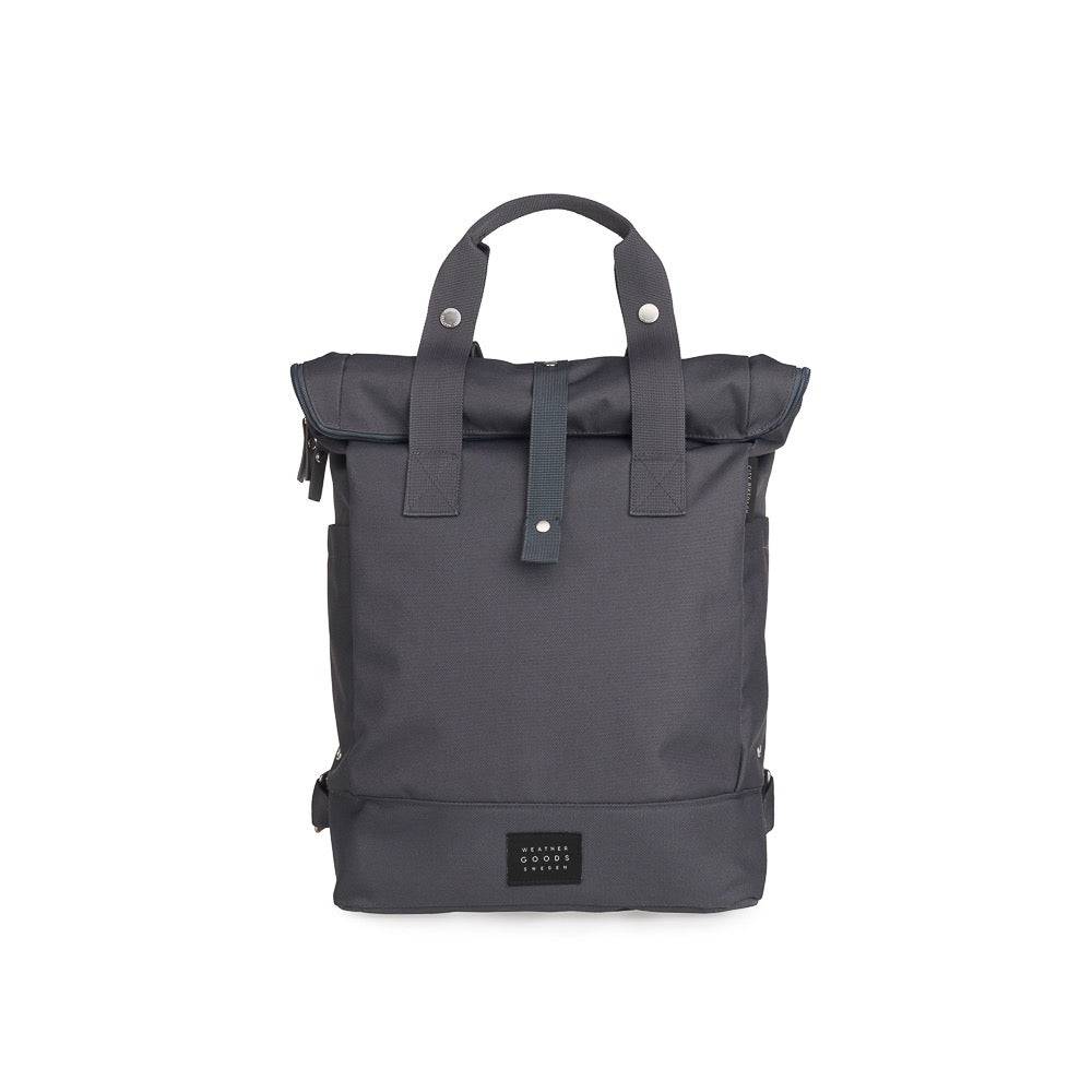 Weathergoods Sweden CITY BIKEPACK BLAU - Vorderansicht - HOLE-X