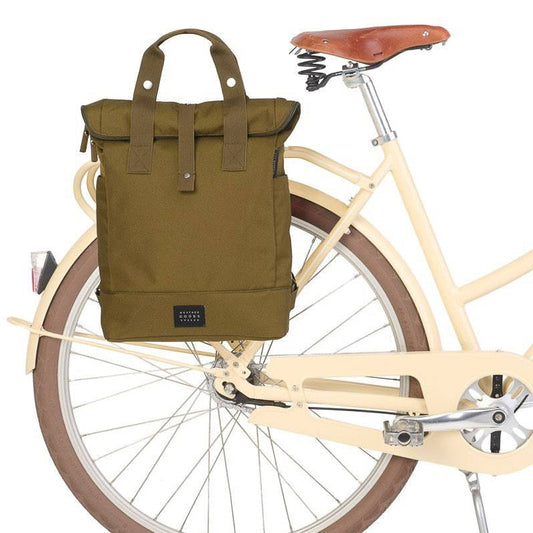 Weathergoods Sweden CITY BIKEPACK OLIV - HOLE-X