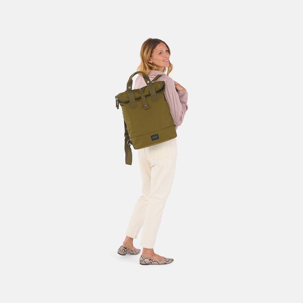 Weathergoods Sweden CITY BIKEPACK OLIV - HOLE-X