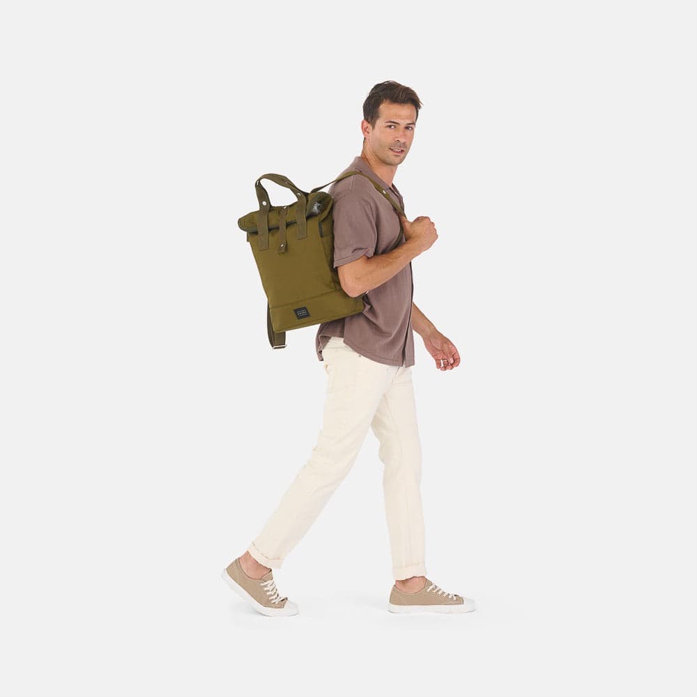 Weathergoods Sweden CITY BIKEPACK OLIV - HOLE-X