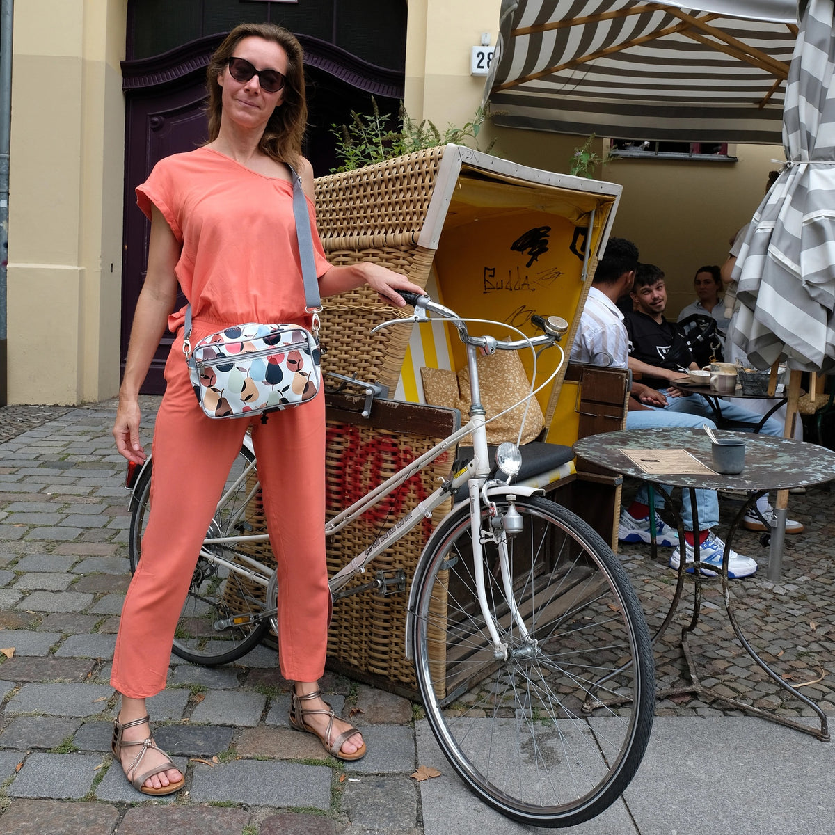 KURI Lenkertasche Peras – wasserdichte Fahrradtasche für Lenker und Schulter, handgefertigt