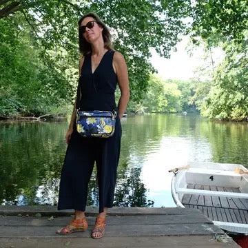 IKURI Lenkertasche Azucena – wasserdichte Fahrradtasche für Lenker und Schulter, handgefertigt