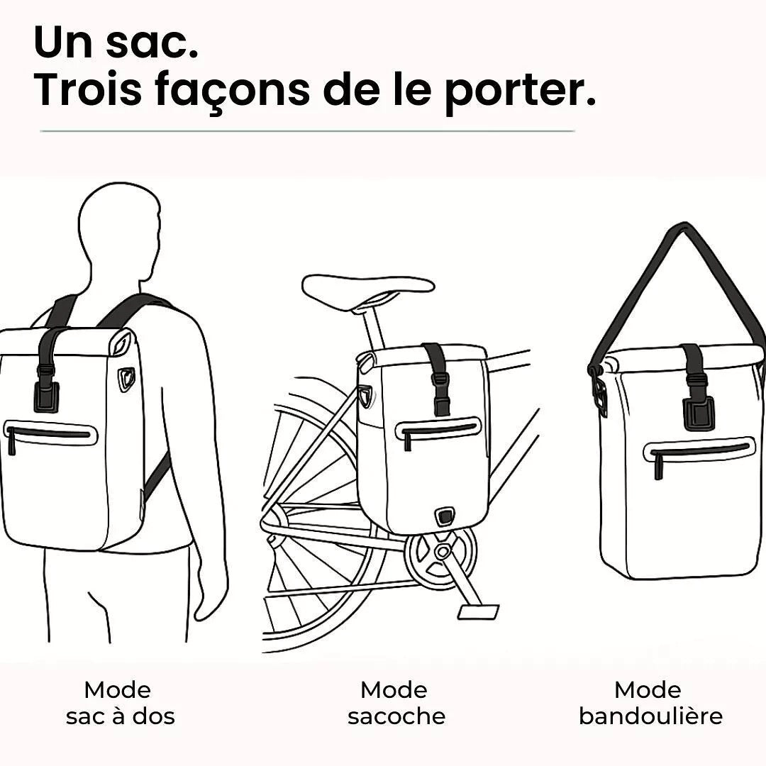 2-in-1 Fahrradtasche Ali