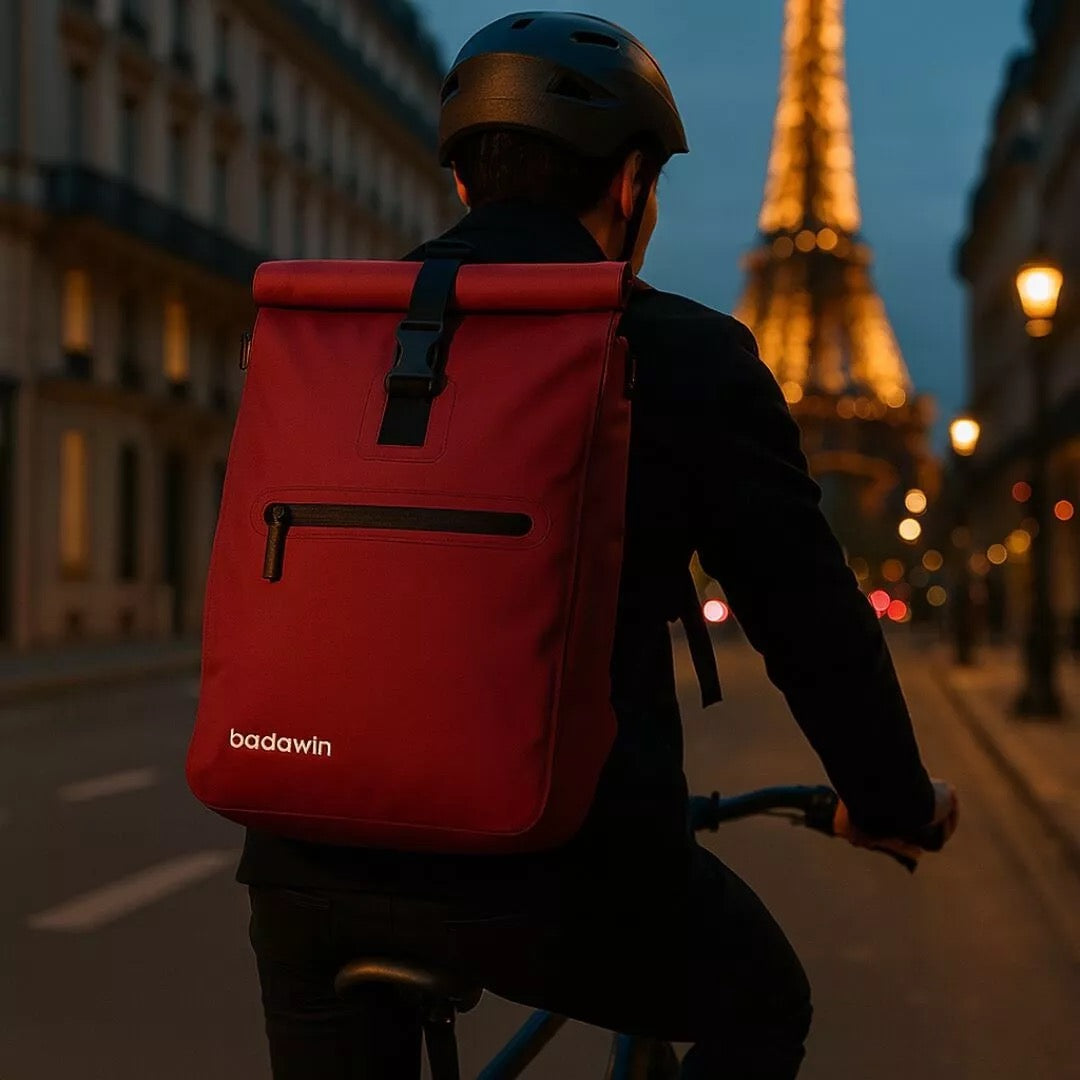 2-in-1 Fahrradtasche Ali Bordeaux