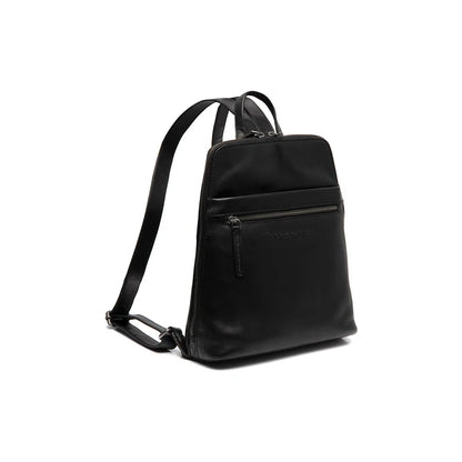 Leder Rucksack Linford Schwarz – The Chesterfield Brand | Frontansicht schräg