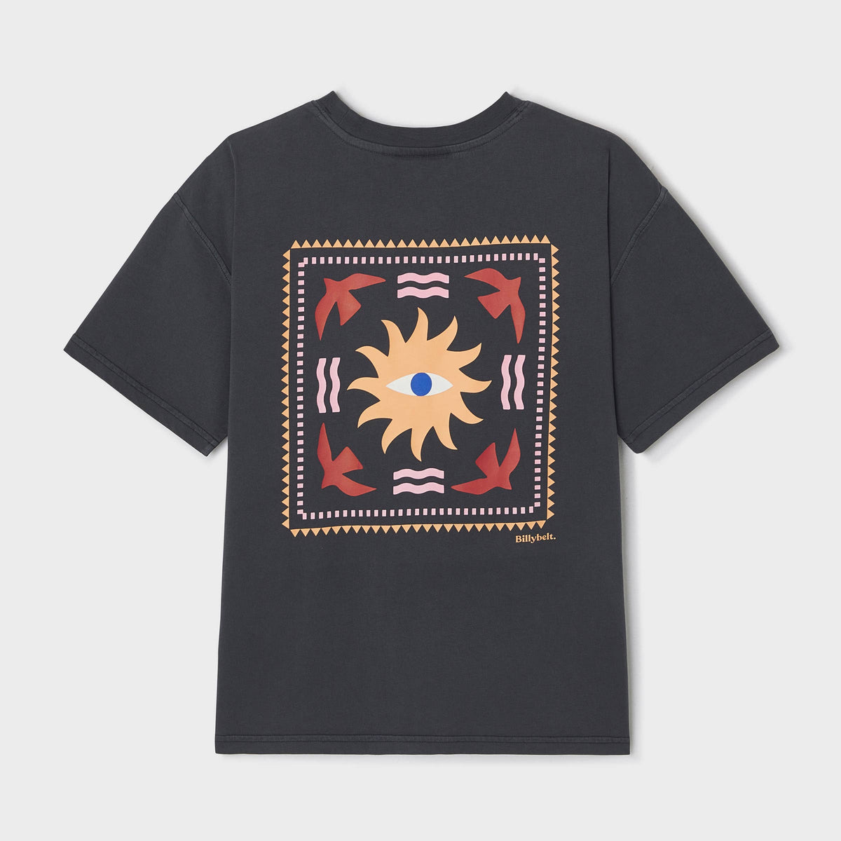 Damen T-Shirt Bio-Baumwolle Schwarz Größe L – BILLYBELT