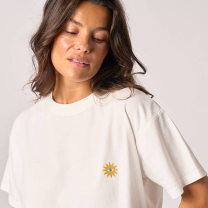 Damen T-Shirt Bio-Baumwolle Weiß Größe L – BILLYBELT