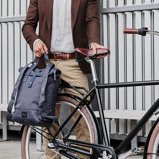 Weathergoods Sweden CITY BIKEPACK BLAU - HOLE-X