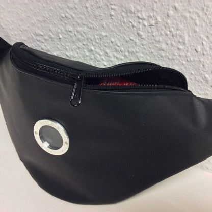 HOLE-X YANKEE – Die smarte, leuchtende Bauchtasche aus robuster LKW-Plane in schwarz! - HOLE-X-WORLD